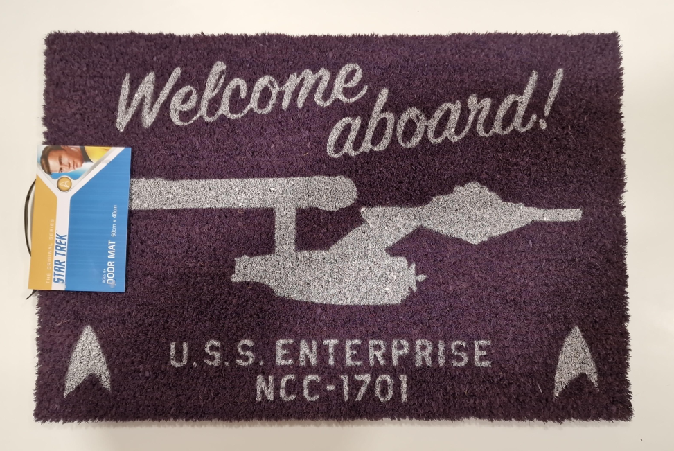 Zerbino Star Trek Welcome Aboard Cm 60X40 - Gp85396 Zerbino Star Trek Welcome Aboard Cm 60X40 - Gp85396